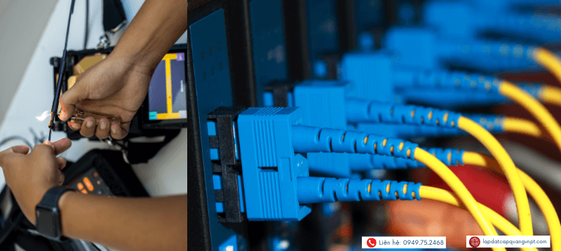 Lắp đặt cáp quan VNPT